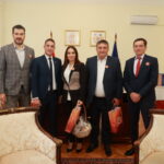 Delegacija grada Prijedora na prijemu kod gradonačelnika Kikinde