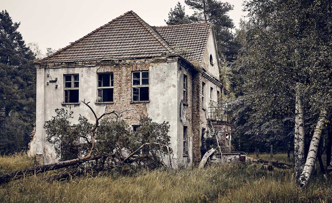 old-abandoned-house-on-a-grassy-field-surrounded-b-2023-11-27-05-13-55-utc